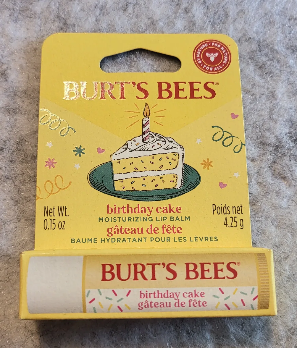 New Burt's Bees Birthday Cake Lip Balm thumbnail