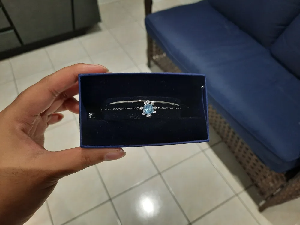 Swarovski Aquamarine Bracelet with Box image indicator(2)