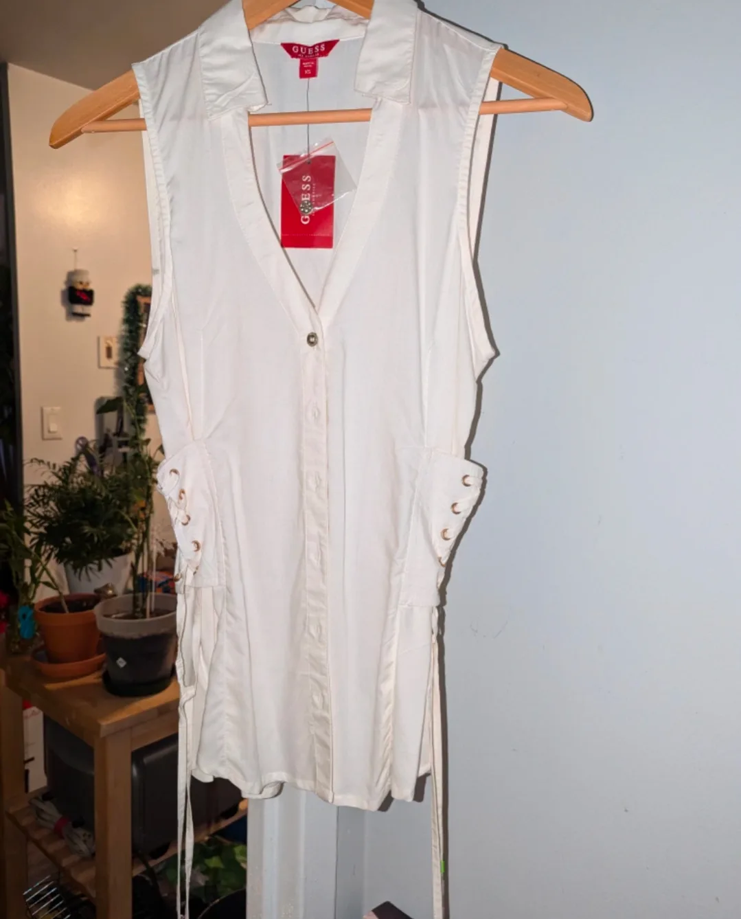 Guess Memphis Corset Top - XS, New with Tags thumbnail