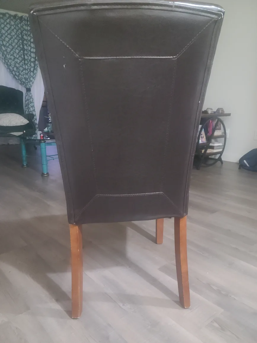 Dining Room Chair - Brown Leather image indicator(2)