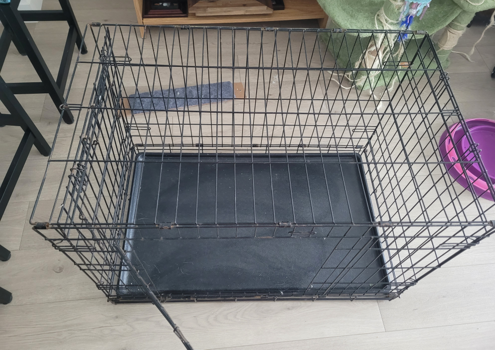 Dog/Cat Crate - Black
