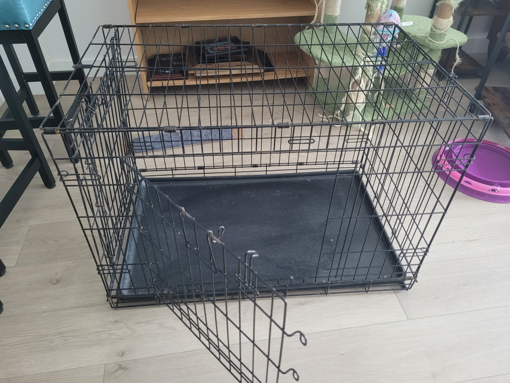Dog/Cat Crate - Black - photo 2