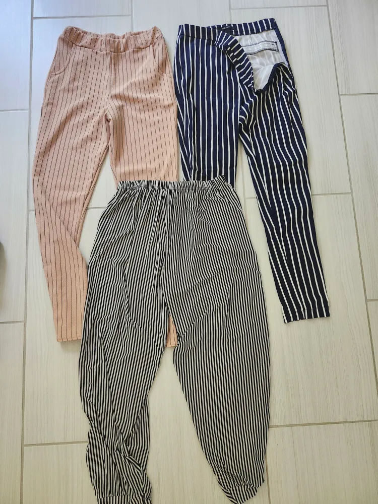 3 pairs of Striped Pants - Size S - price stays $8 image indicator(2)