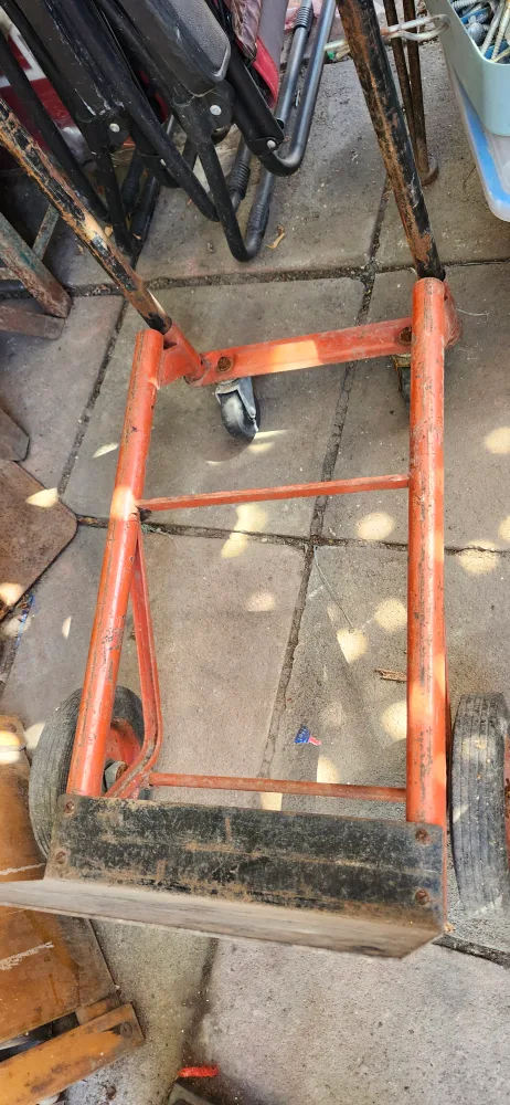 Used Orange Hand Truck Dolly. price firm image indicator(6)