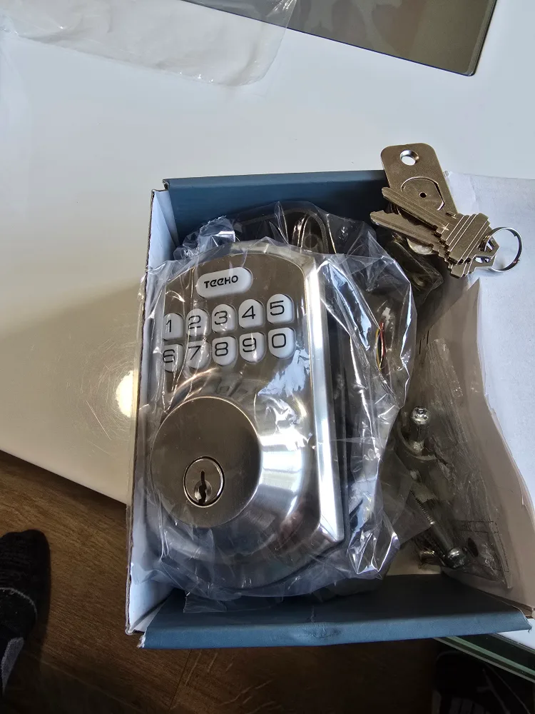 New Teeho TE001 Keypad Digital Deadbolt image indicator(2)