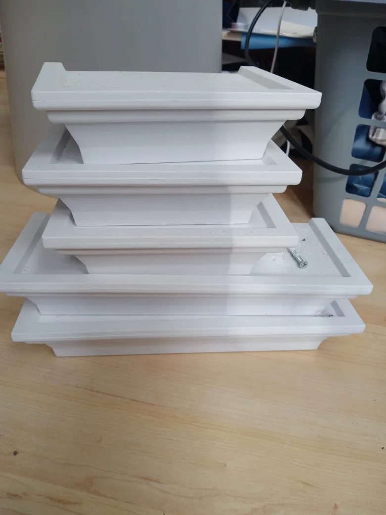 White Floating Shelves (Set of 5) image indicator(4)