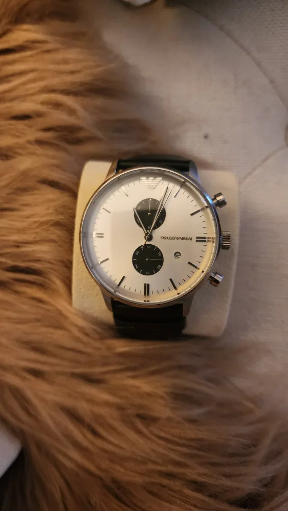 Emporio Armani Analog White Dial Men's Watch - AR0385 thumbnail