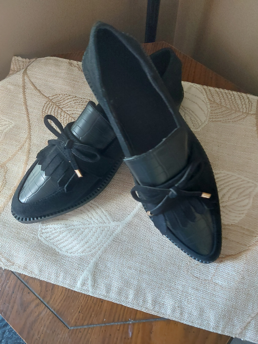 Black Loafers, Size 40
