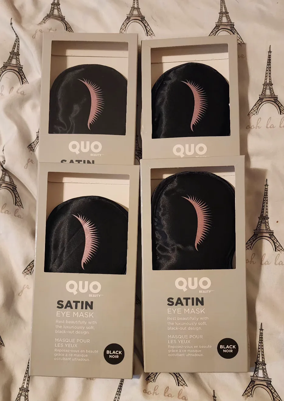 Quo Beauty Satin Eye Mask BNIB (4) thumbnail