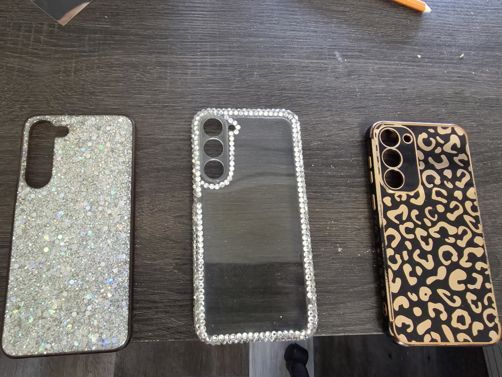 Samsung Galaxy Phone Cases - Bling & Leopard Print