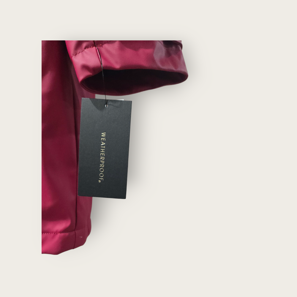 Weatherproof  Cherry Red Raincoat - Size 3X - photo 3