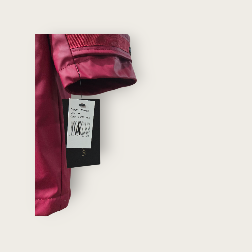 Weatherproof  Cherry Red Raincoat - Size 3X - photo 4
