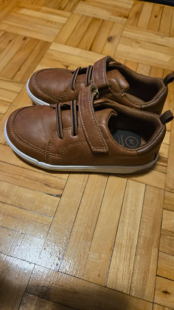 Stride Rite Brown Leather Sneakers, Size 11M thumbnail
