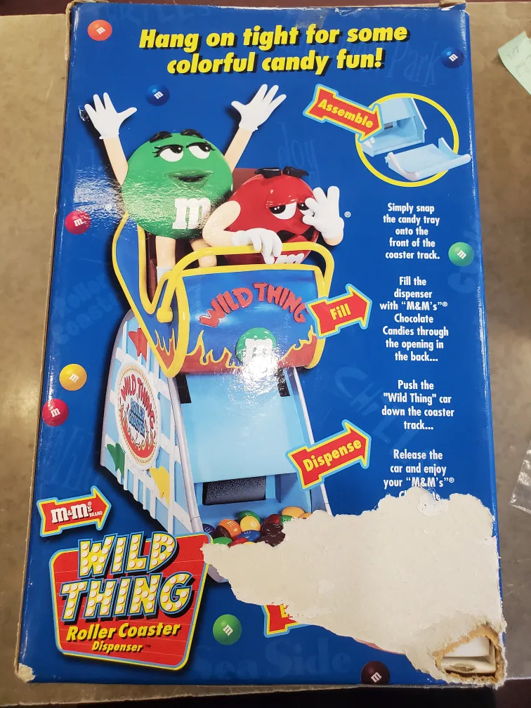 M&M's Wild Thing Roller Coaster Dispenser image indicator(4)