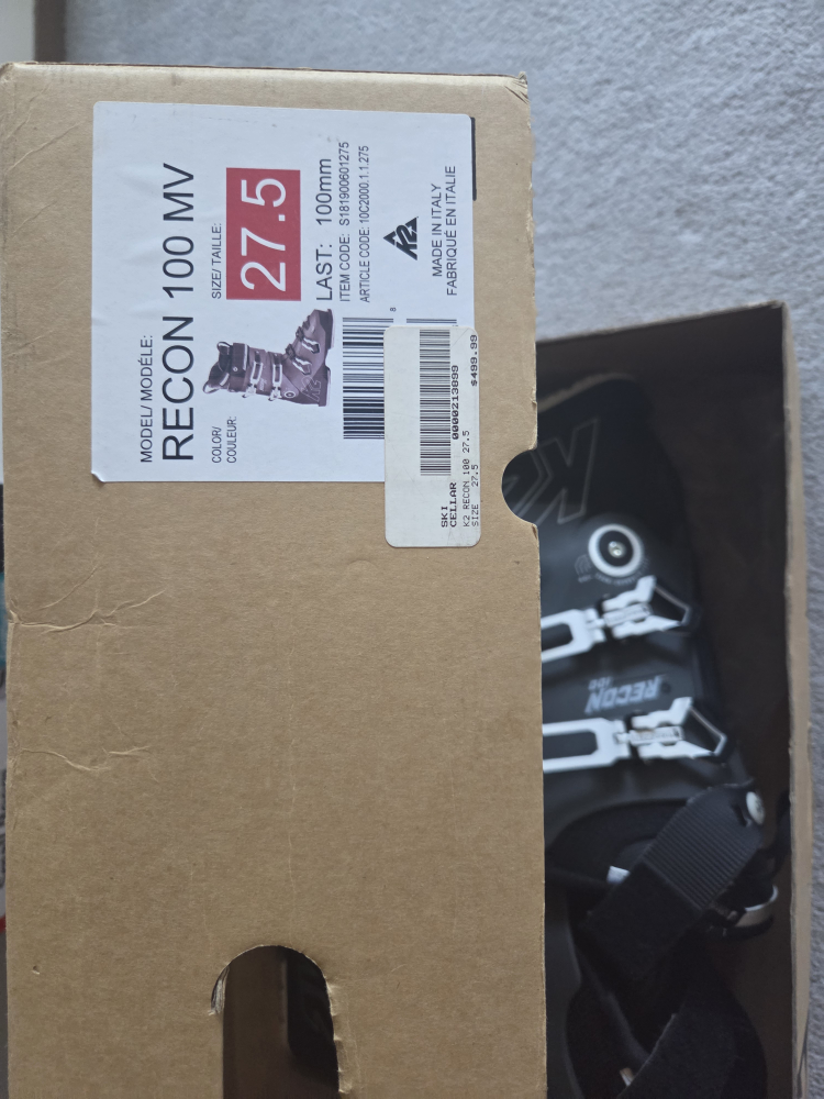 K2 Recon 100 MV Ski Boots - Size 27.5 - photo 2