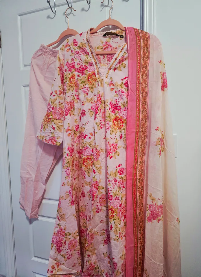 Floral Cotton Suit Set thumbnail