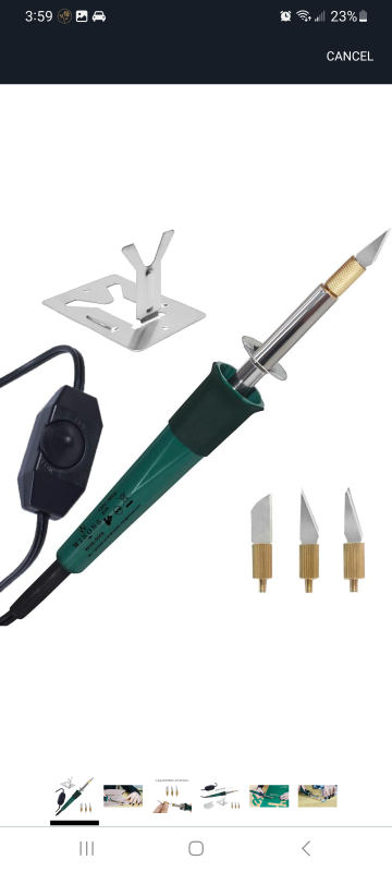 WINONS Hot Knife Plastic Cutter Tool with Temperature Control - photo 2
