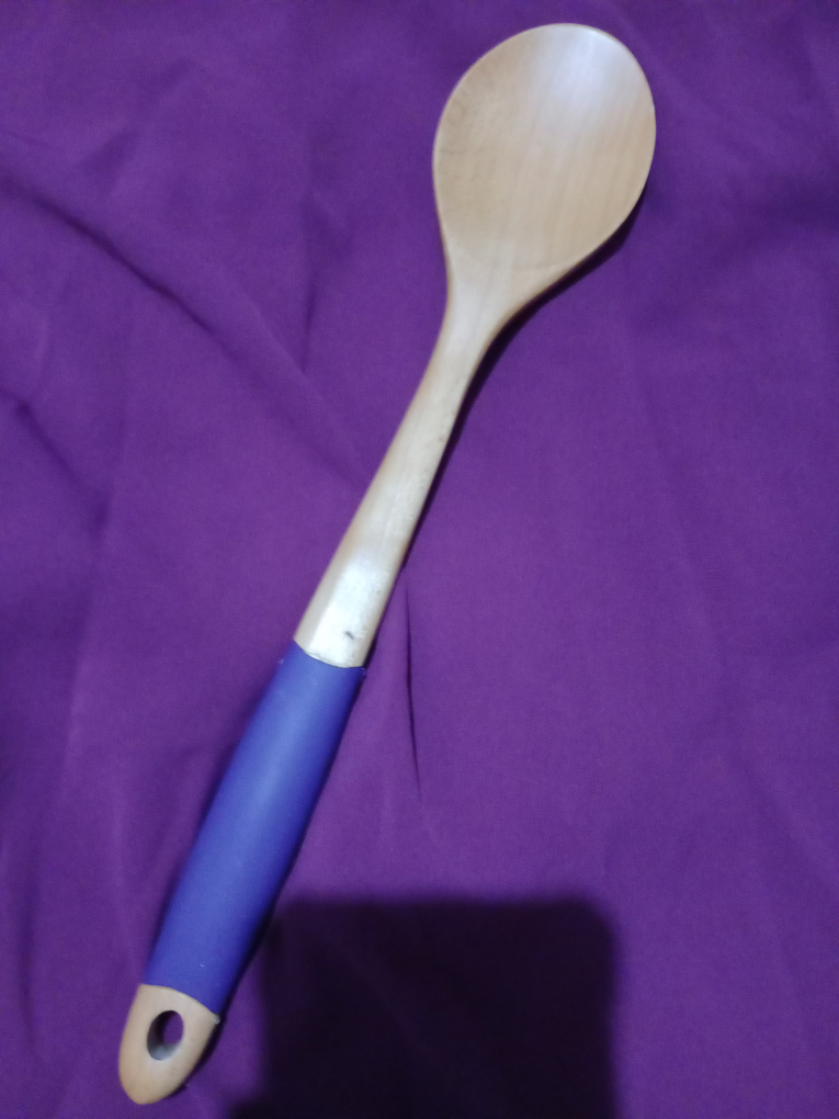 Wooden Spoon with Plastic Handle 🥕