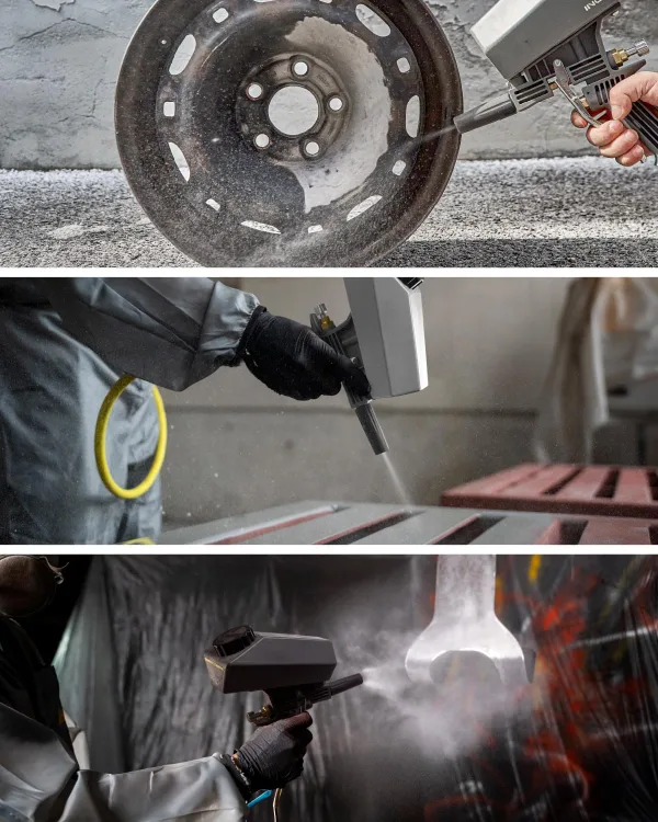 Portable Sand Blaster Gun Kit BNIB image indicator(3)