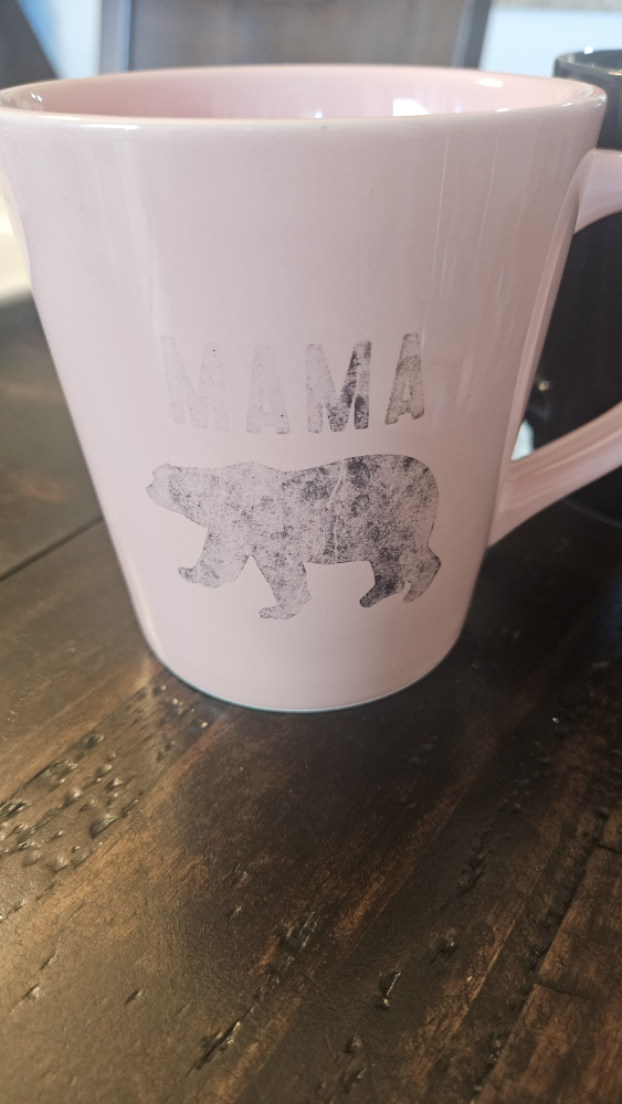 Mama Bear Pink & Black Mug Set - photo 2