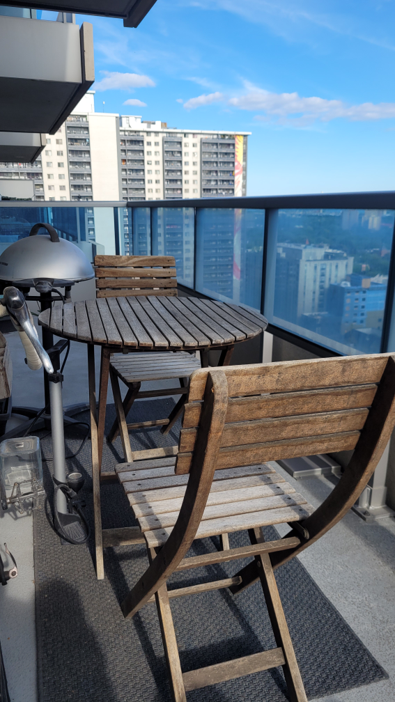 Patio Table and Chairs - Folding Set