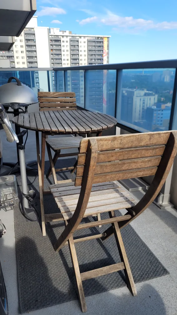 Patio Table and Chairs - Folding Set image indicator(4)