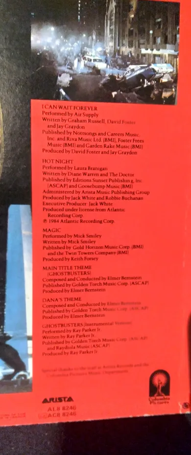 GHOSTBUSTERS ORIGINAL SOUNDTRACK VINYL LP image indicator(5)