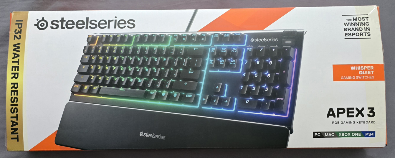 SteelSeries Apex 3 RGB Gaming Keyboard - photo 2
