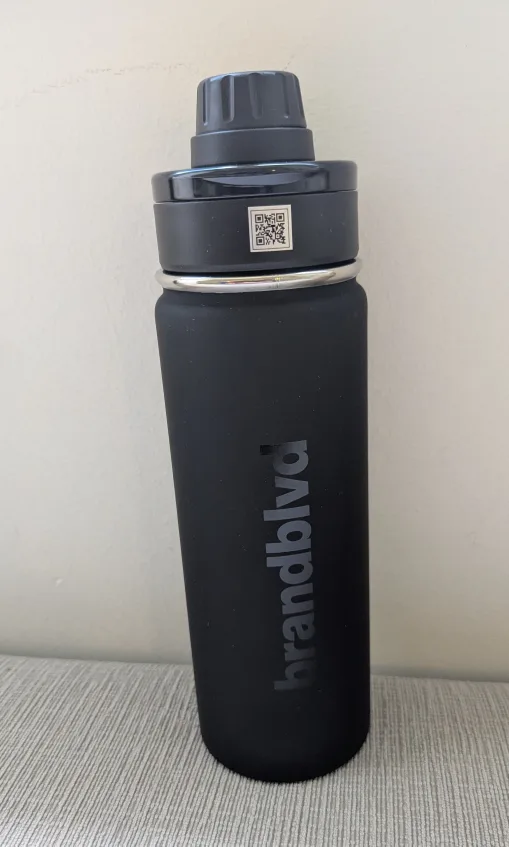 Brand New Brandblvd Black Water Bottle thumbnail