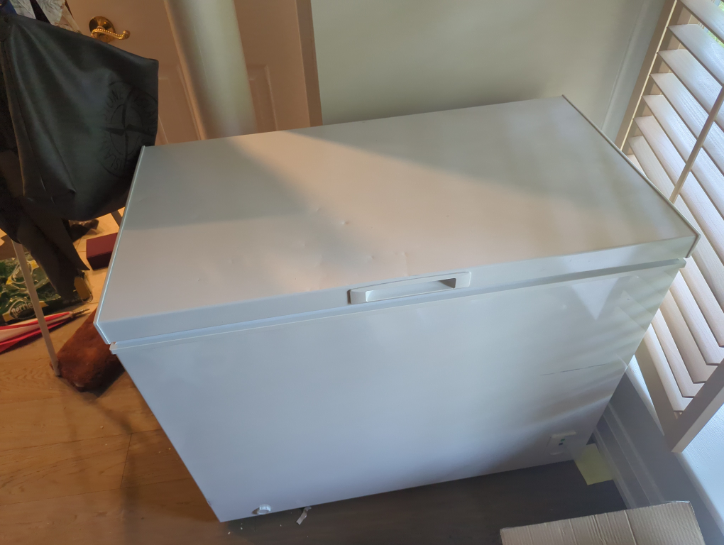 White Chest Freezer