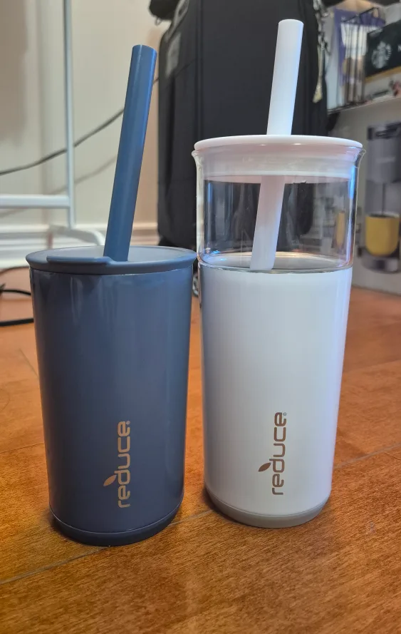 *Moving Out Sale* Tumbler with a straw - 2 pack thumbnail