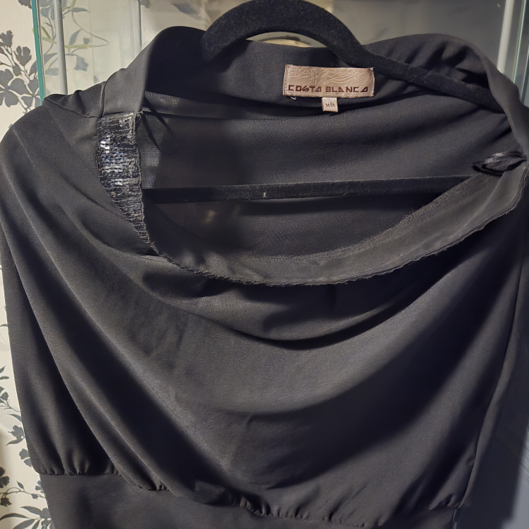 Costa Blanca Black Top - Size M/M