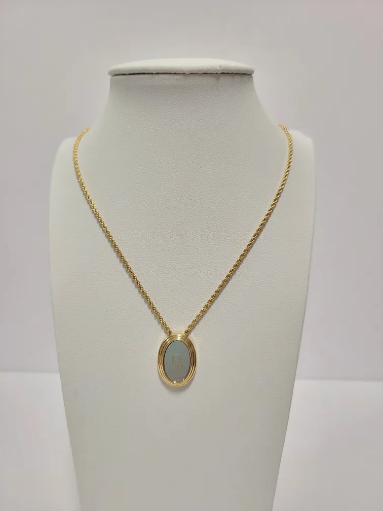 Christian Dior Gold Tone Necklace thumbnail