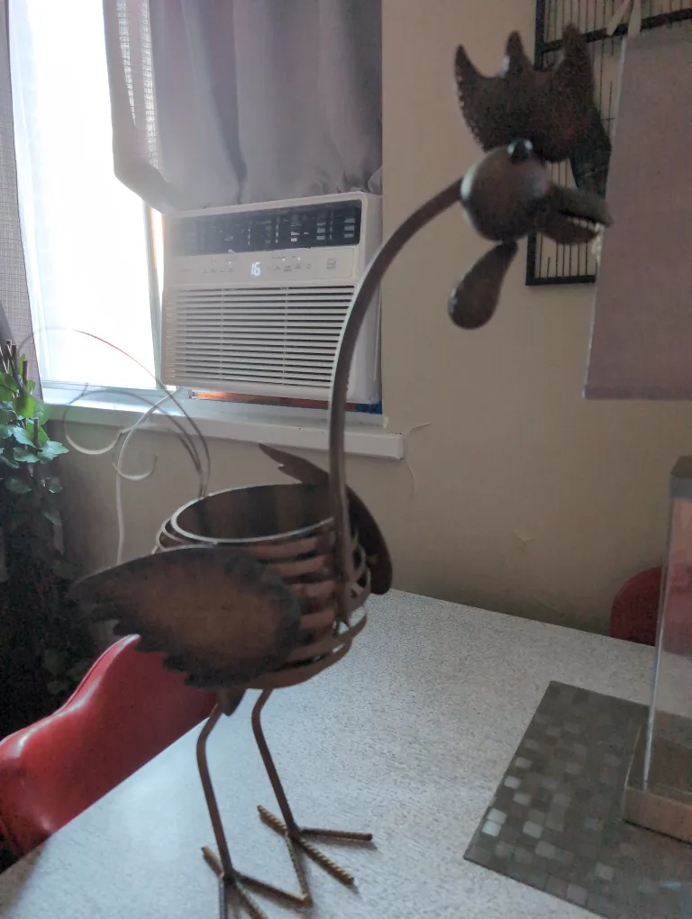Metal Chicken Planter thumbnail