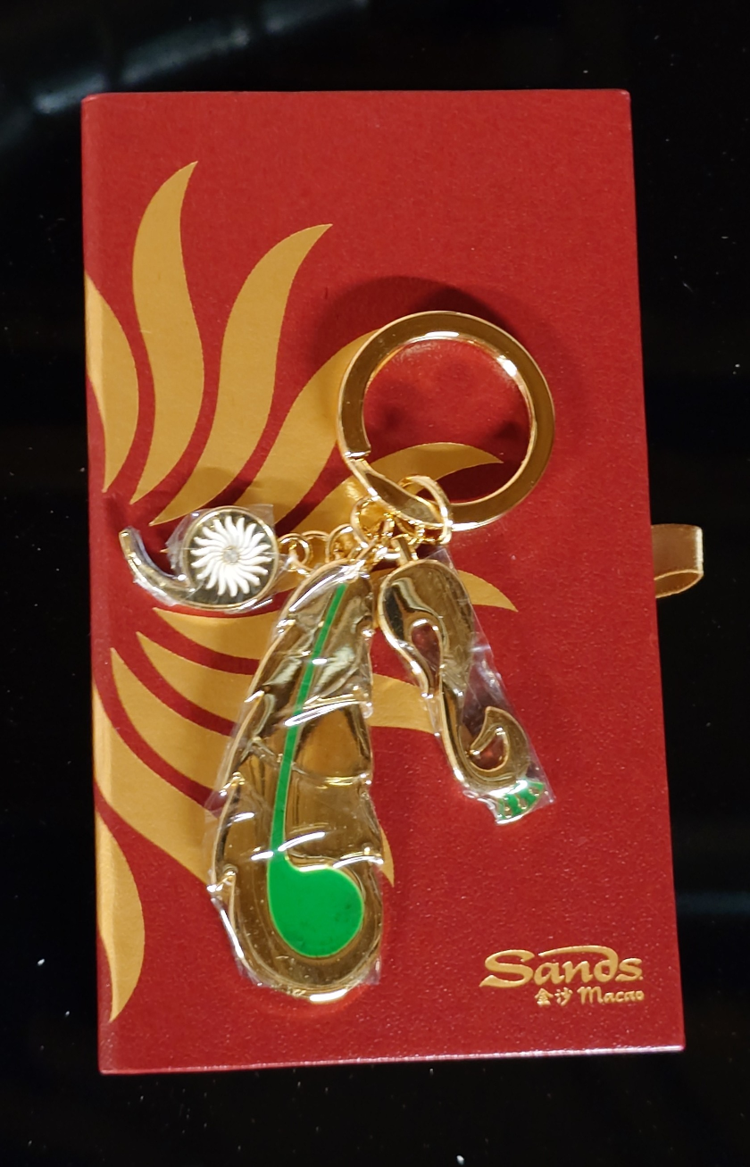 FREE Sands Macao Keychain - New in Box!