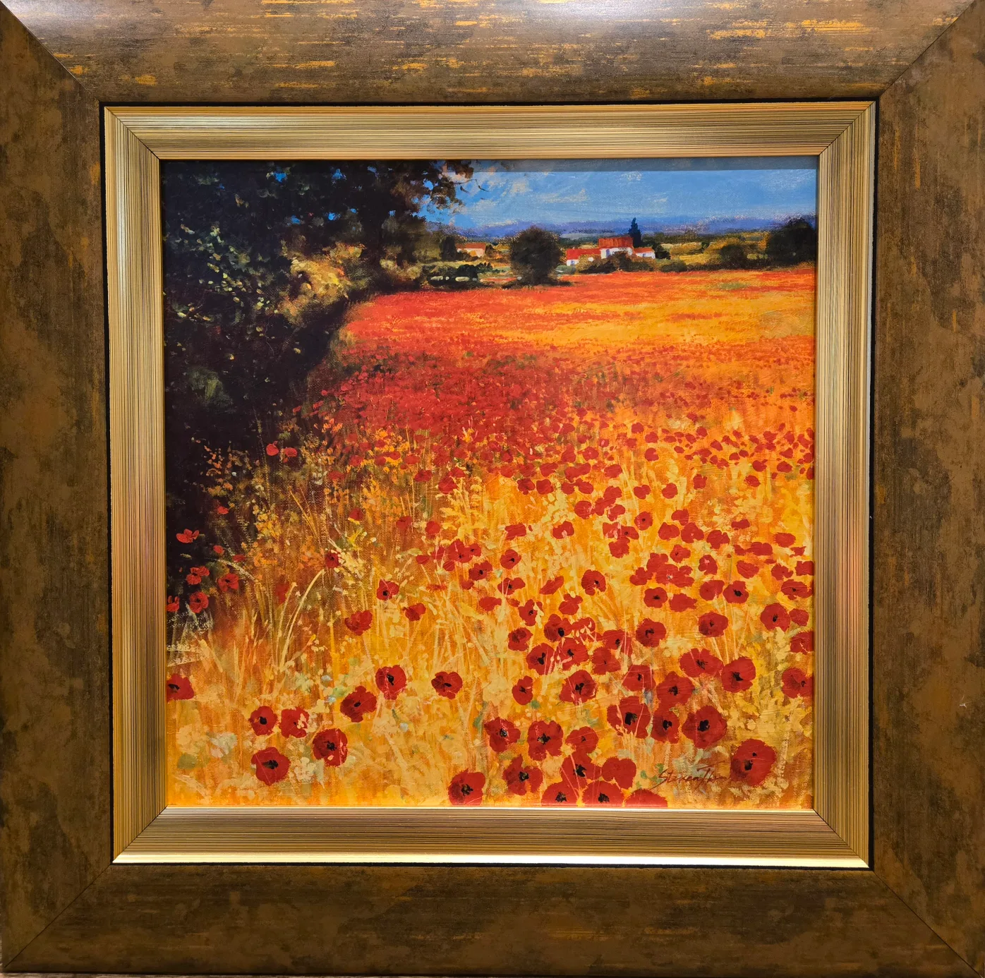 Set of Six Framed Tuscan Landscape Prints thumbnail