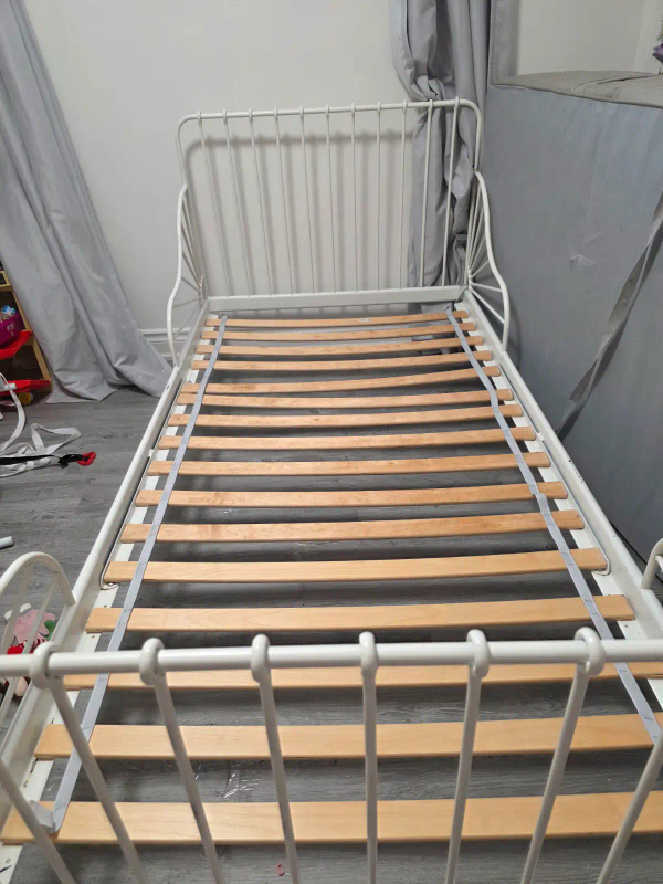 IKEA Luroy White Single Bed Frame