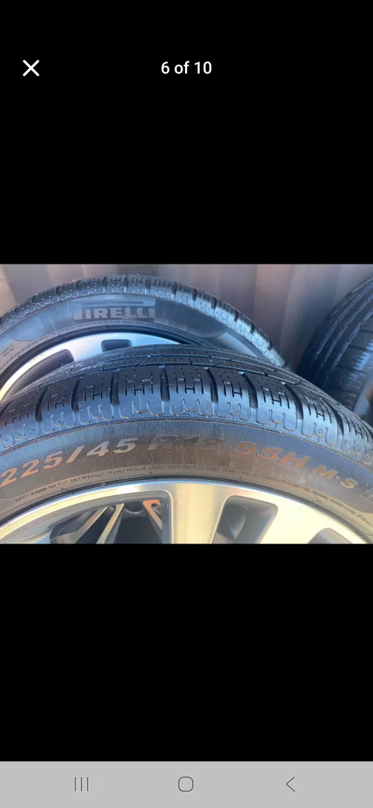 Pirelli Sottozero 245/40R19 Winter Tires on Rims image indicator(8)