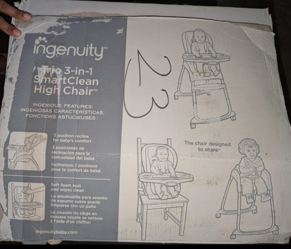 Ingenuity Trio 3-in-1 SmartClean High Chair - photo 2