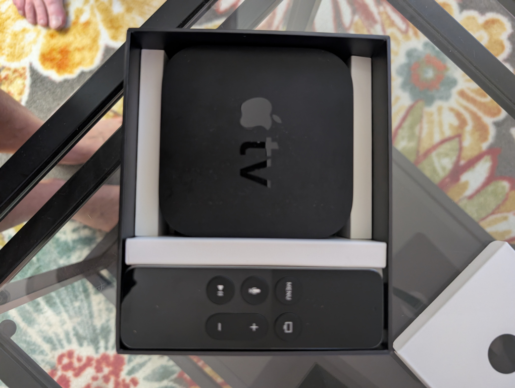 Apple TV with Box and Remote - photo 4