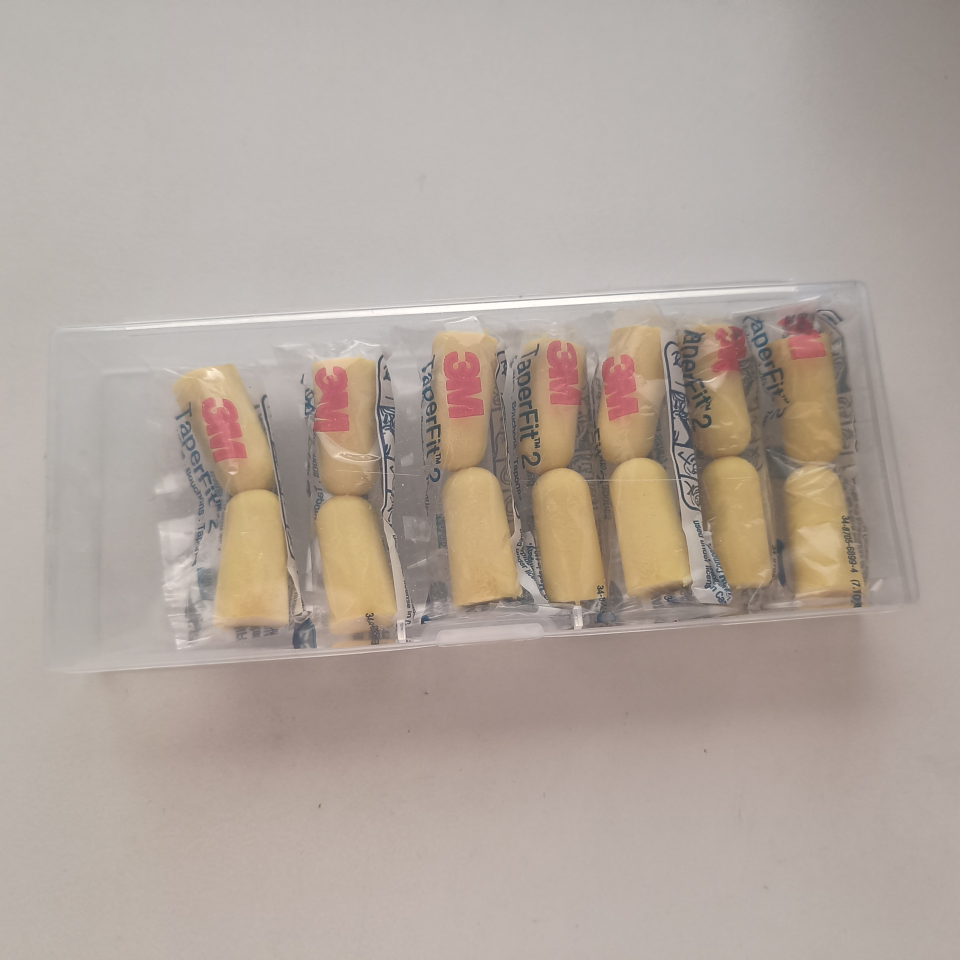 3M TaperFit 2 Foam Earplugs for Noise - Individually Packaged