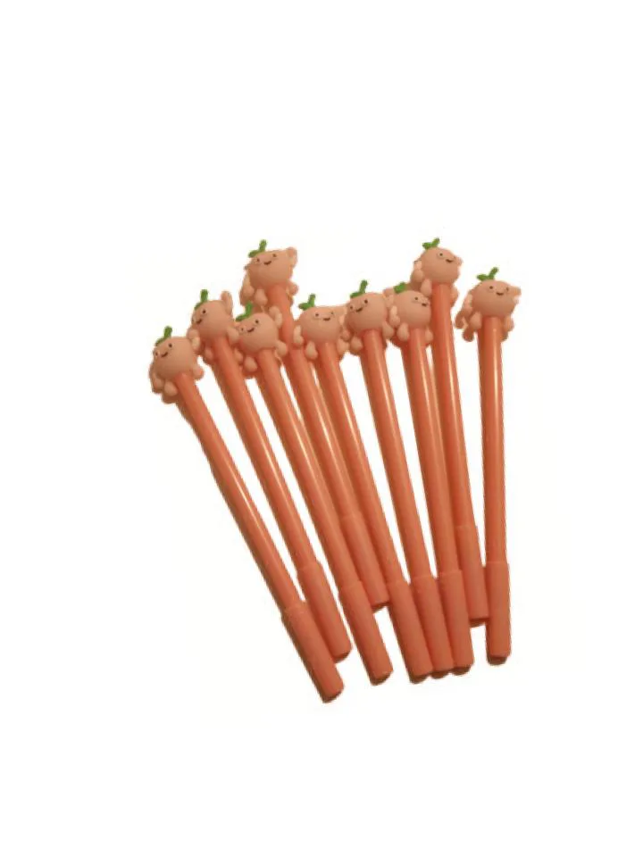 Pink Cute Peach Pens - Set of 9 thumbnail