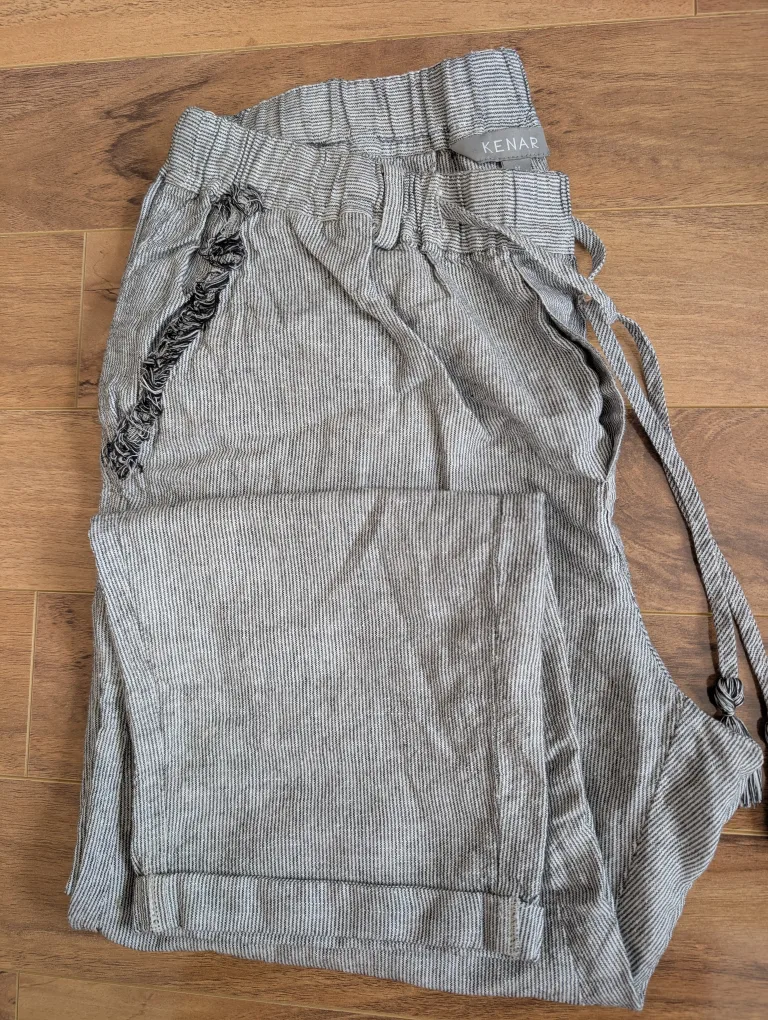 Kenar Striped Linen Blend Pants