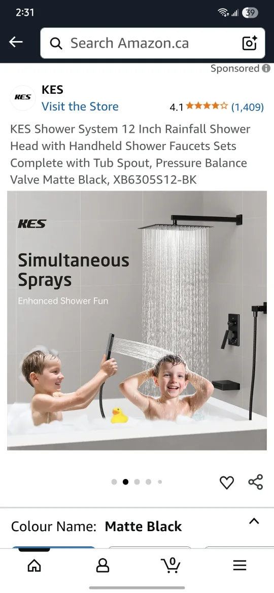 KES Shower System XBE305 - New in Box! image indicator(10)