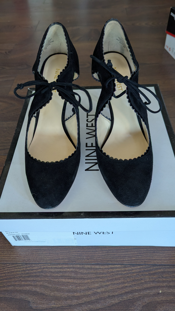 Nine West Black Heels, Size 8.5