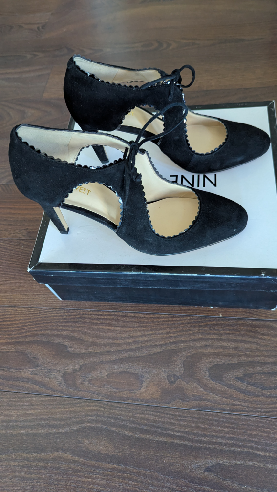 Nine West Black Heels, Size 8.5 - photo 2