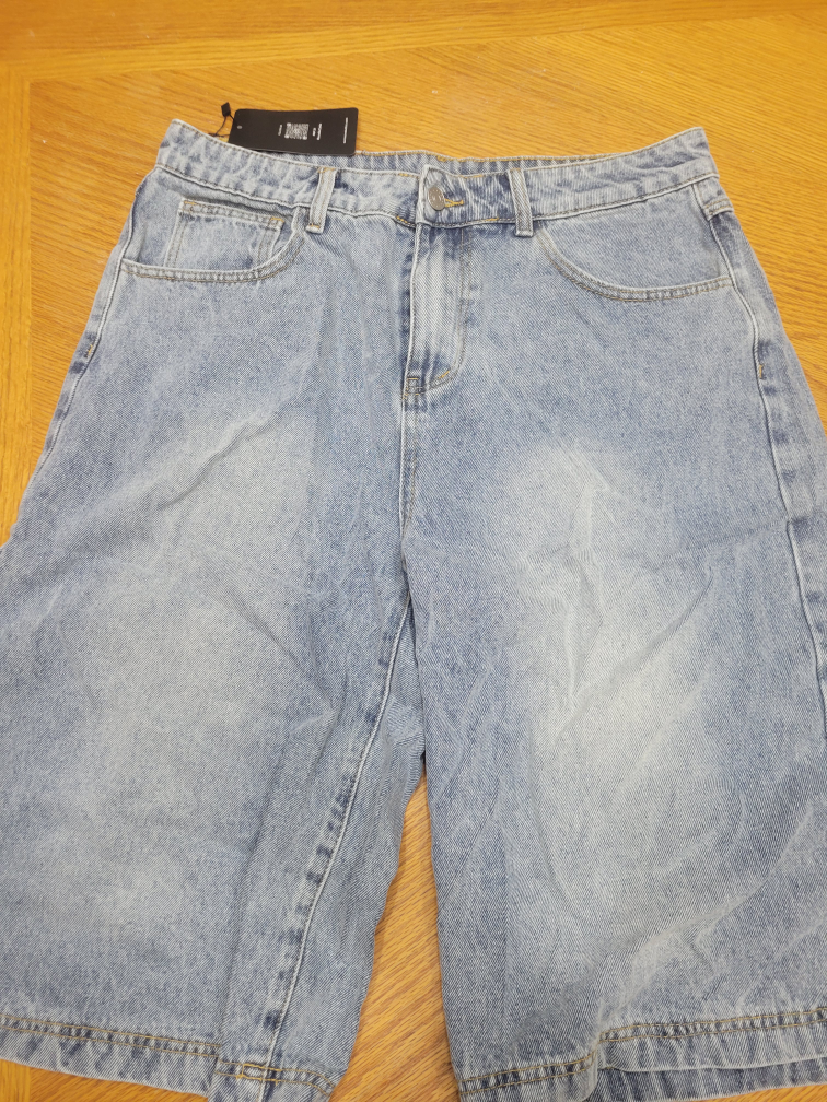 Sumwon Denim Shorts - Light Blue