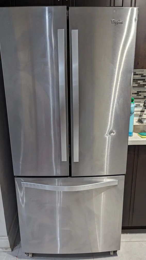 Whirlpool Stainless Steel French Door Fridge thumbnail
