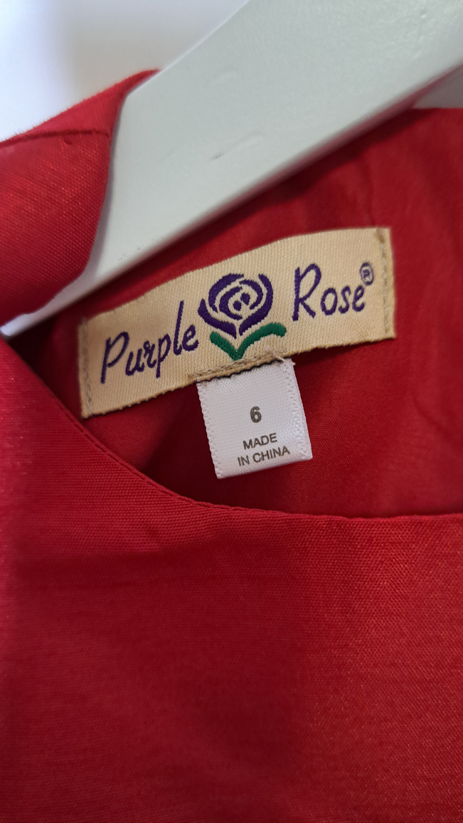 Purple Rose Dress - Size 6 - photo 4