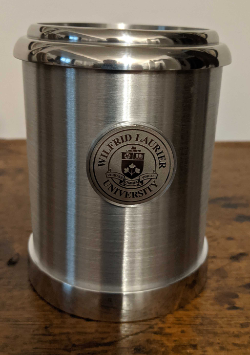 Wilfrid Laurier University pencil holder